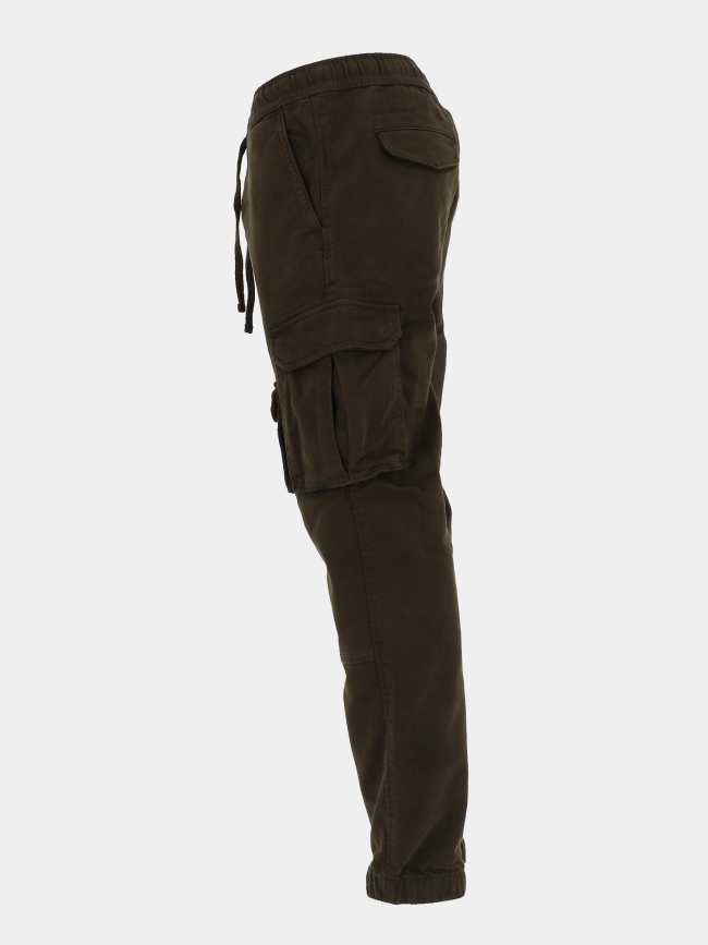 Pantalon cargo p-davis kaki homme - Teddy Smith