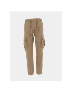 Pantalon cargo p-davis beige homme - Teddy Smith