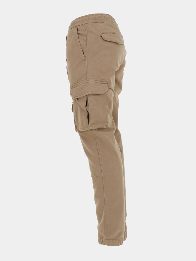 Pantalon cargo p-davis beige homme - Teddy Smith