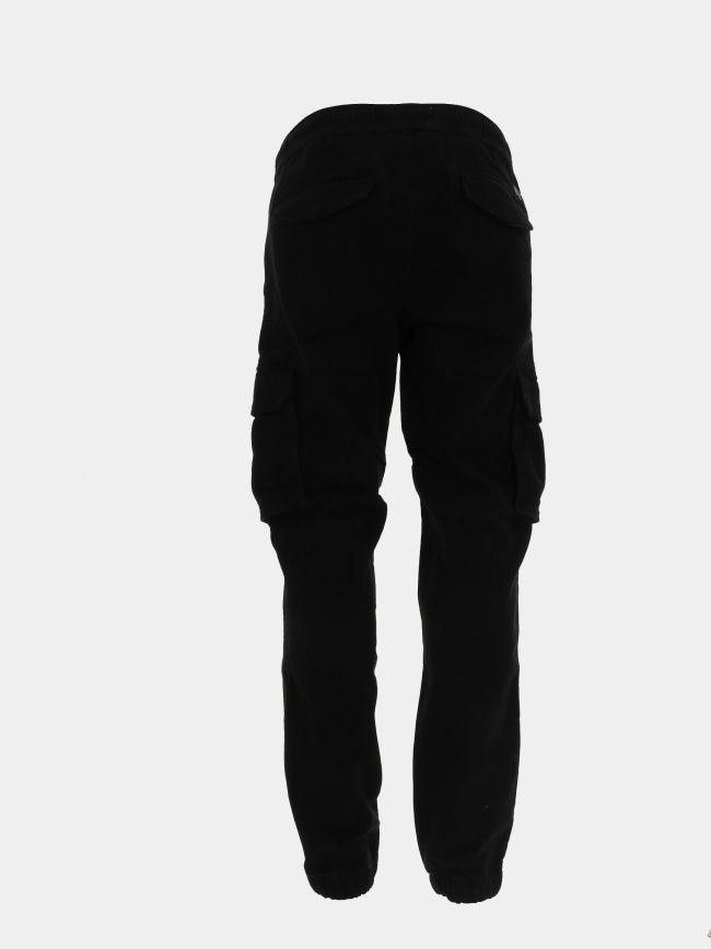 Pantalon cargo p-davis noir homme - Teddy Smith