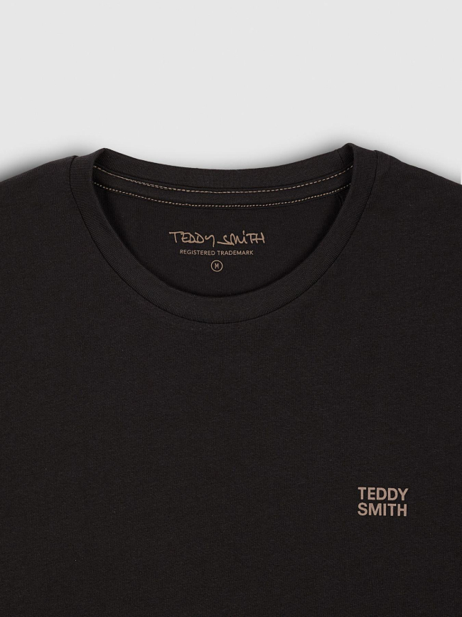 T-shirt the tee 1 noir homme - Teddy Smith