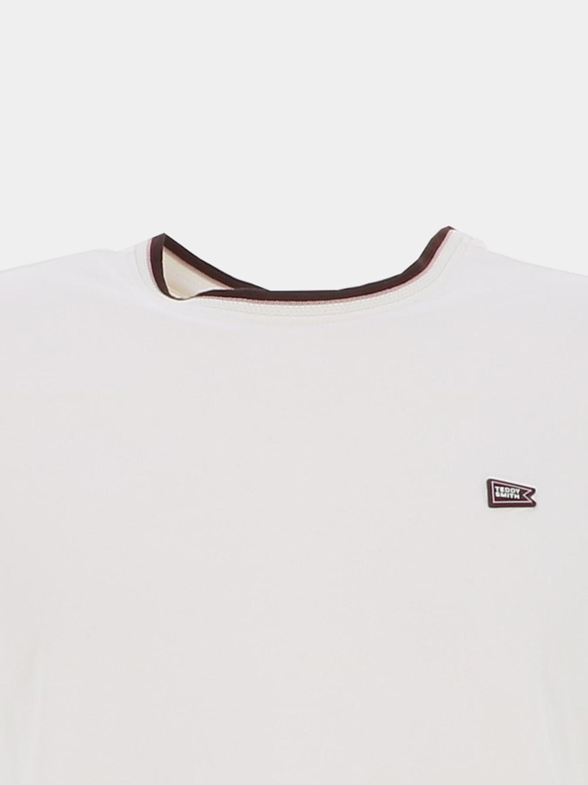 T-shirt à manches courtes elmer blanc homme - Teddy Smith