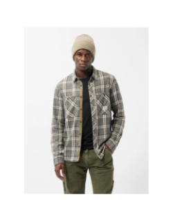 Chemise à carreaux c-trent ml gris homme - Teddy Smith