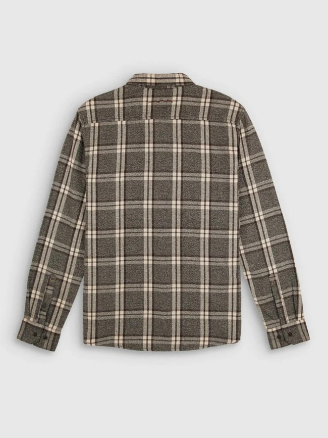 Chemise à carreaux c-trent ml gris homme - Teddy Smith