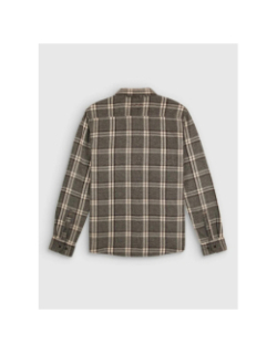 Chemise à carreaux c-trent ml gris homme - Teddy Smith