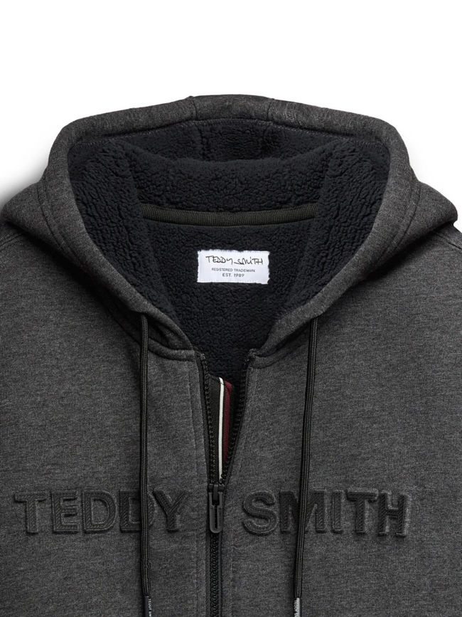Sweat à capuche giclass nail noir homme - Teddy Smith