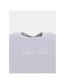 T-shirt logo brodé violet garçon - Project X Paris