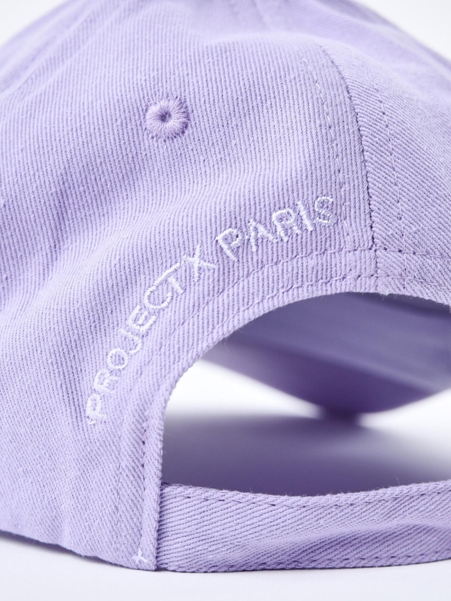 Casquette logo brodé violet adulte - Project X Paris