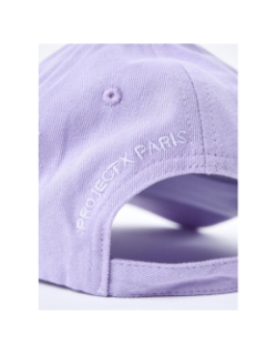 Casquette logo brodé violet adulte - Project X Paris