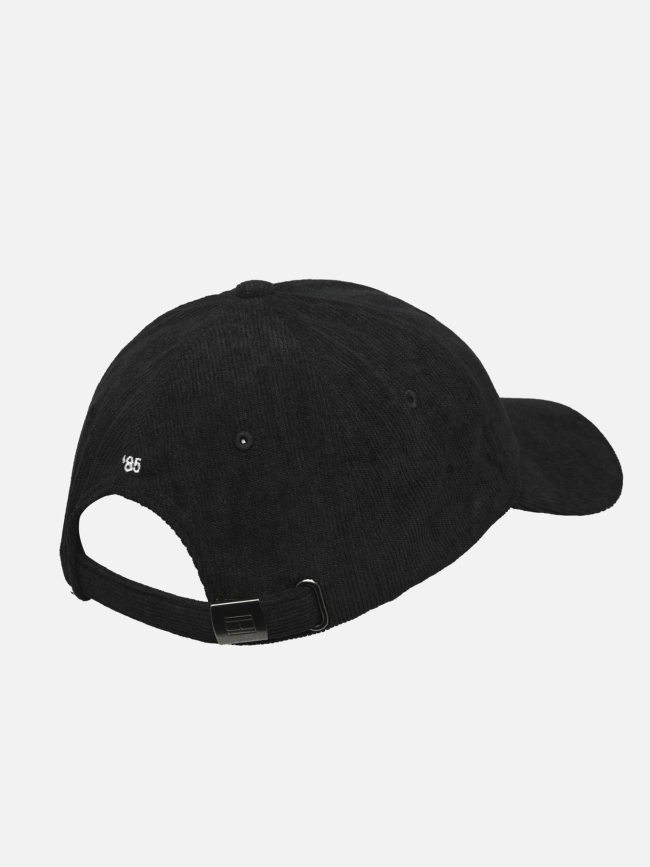Casquette falg corduroy velours noir - Tommy Hilfiger