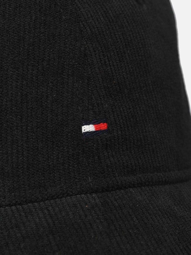 Casquette falg corduroy velours noir - Tommy Hilfiger