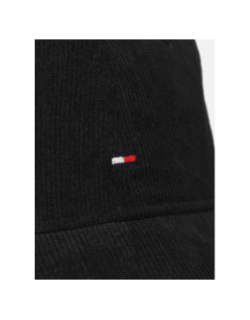 Casquette falg corduroy velours noir - Tommy Hilfiger