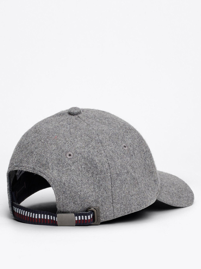 Casquette corporate avec laine gris homme - Tommy Hilfiger