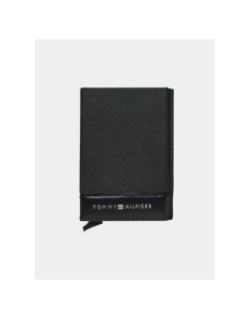 Coffret porte carte saffiano metal noir homme - Tommy Hilfiger
