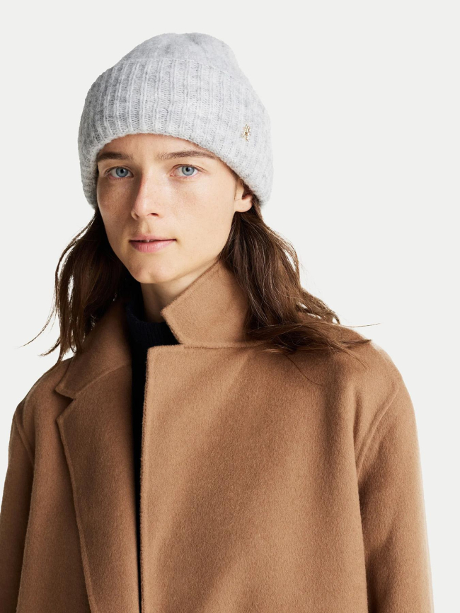 Bonnet timeless gris femme - Tommy Hilfiger