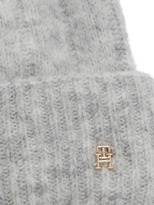 Bonnet timeless gris femme - Tommy Hilfiger
