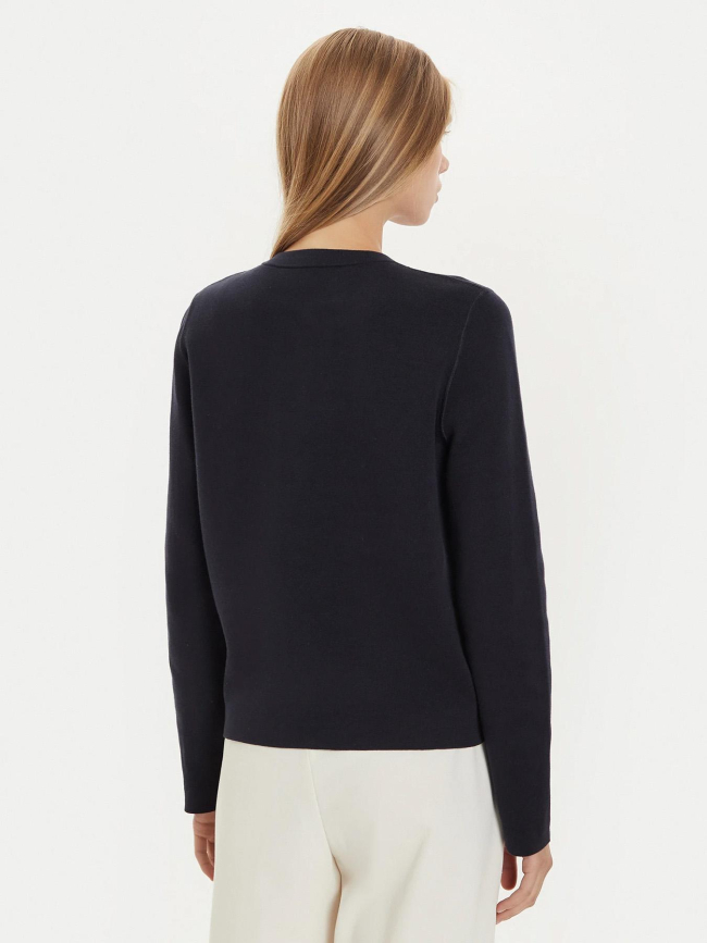 Gilet réversible jersey bleu marine femme - Tommy Hilfiger