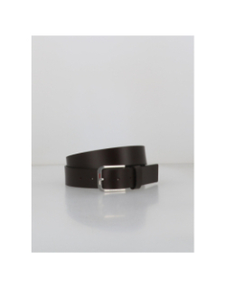 Ceinture à boucle carrée austin 3.5 marron homme - Tommy Jeans