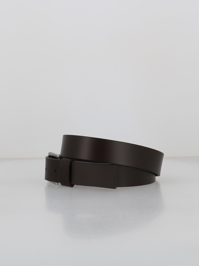 Ceinture à boucle carrée austin 3.5 marron homme - Tommy Jeans