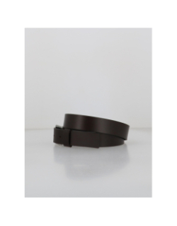 Ceinture à boucle carrée austin 3.5 marron homme - Tommy Jeans