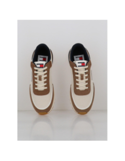 Baskets technical runner marron blanc homme - Tommy Jeans