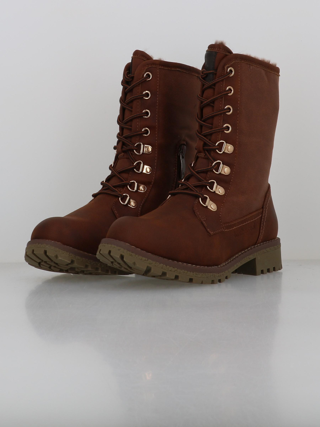 Bottes de neige clarisse beige femme - Kimberfeel