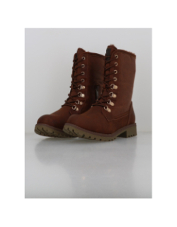 Bottes de neige clarisse beige femme - Kimberfeel