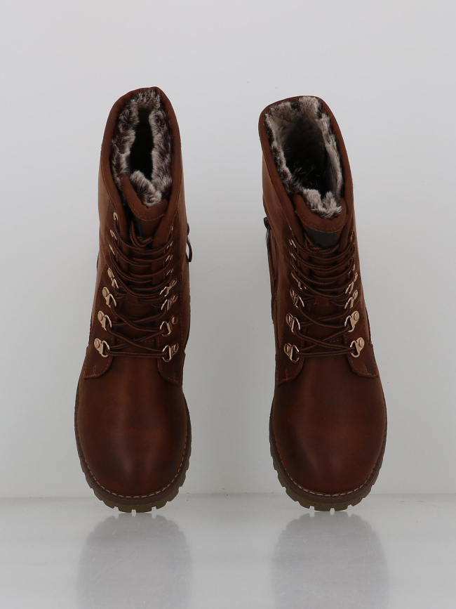 Bottes de neige clarisse beige femme - Kimberfeel