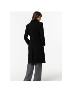 Manteau long compi 3 noir femme - Tiffosi
