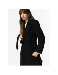 Manteau long compi 3 noir femme - Tiffosi