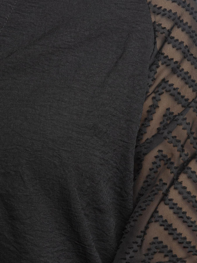 Chemisier pleat noir femme - Tiffosi