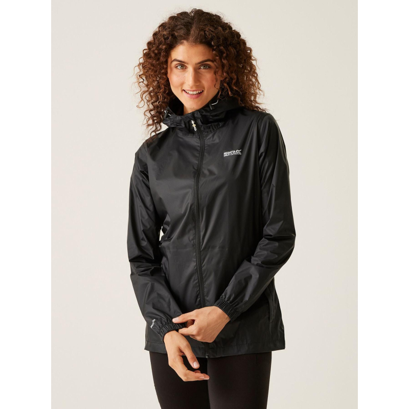 Veste technique imperméable pack-it III noir femme - Regatta