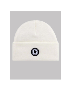 Bonnet haut badge tissé blanc - Comme Des Loups