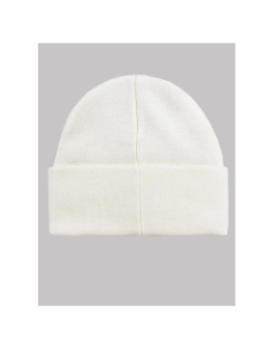 Bonnet haut badge tissé blanc - Comme Des Loups