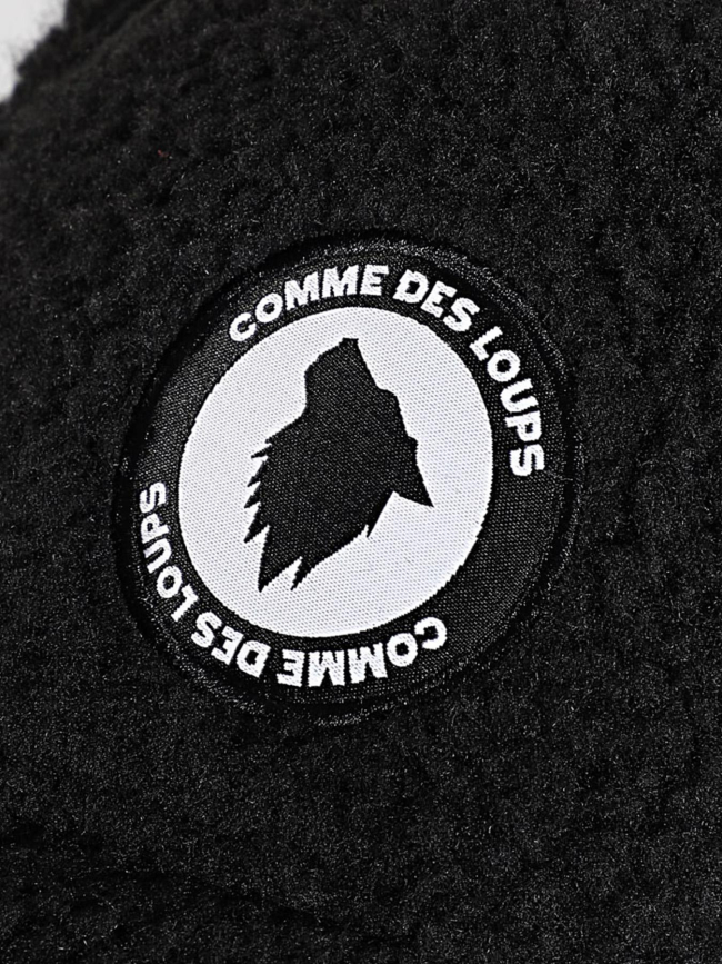 Casquette sherpa noir - Comme Des Loups