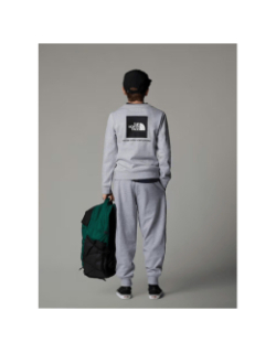 Sweat redbox regular crew gris garçon - The North Face
