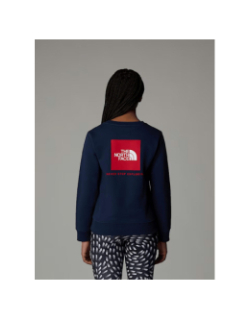 Sweat redbox regular crew bleu marine garçon - The North Face