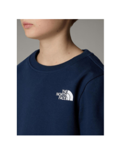 Sweat redbox regular crew bleu marine garçon - The North Face