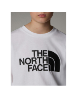 T-shirt à manches longues easy blanc garçon - The North Face