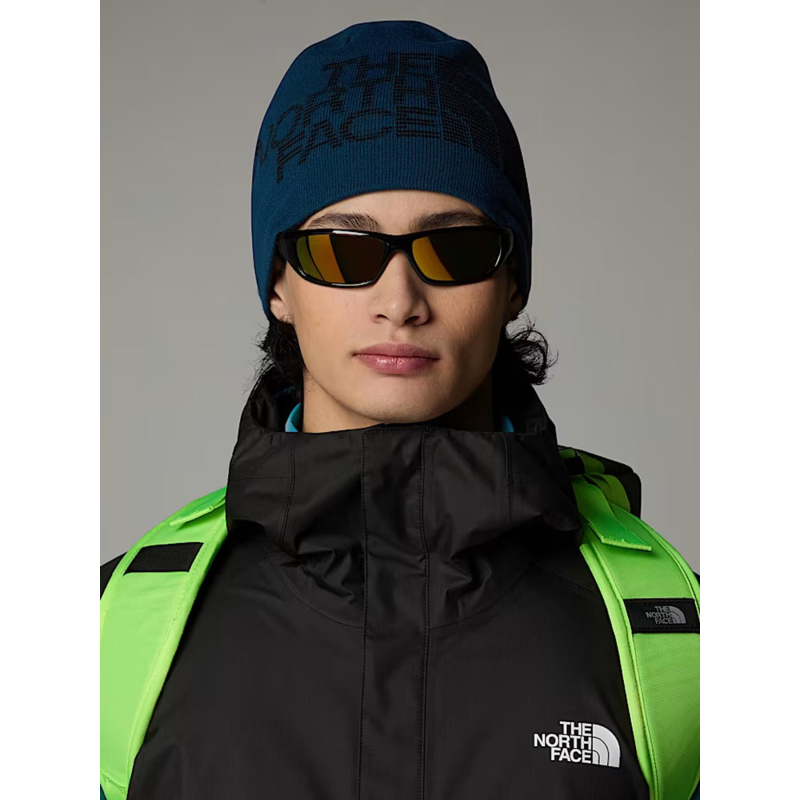 Bonnet réversible highline bleu ou noir The North Face wimod