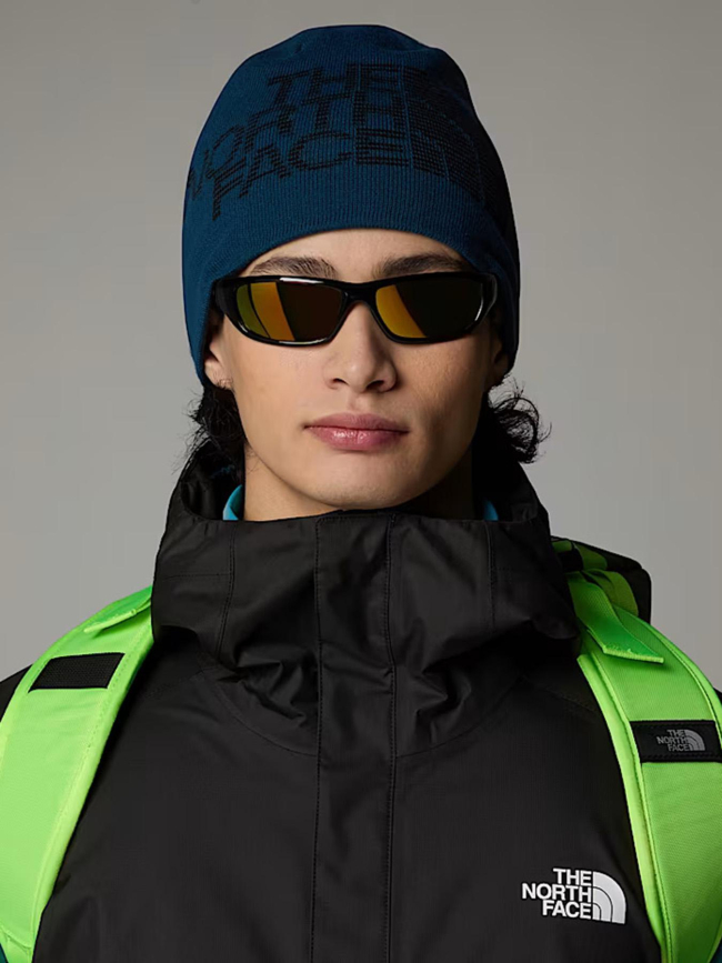 Bonnet réversible highline bleu ou noir - The North Face
