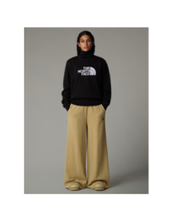 Sweat drew peak crew logo blanc noir femme - The North Face