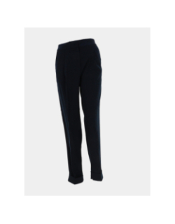 Pantalon cigarette fluide bleu marine femme - Molly Bracken