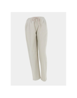 Pantalon droit à chevrons beige femme - Molly Bracken