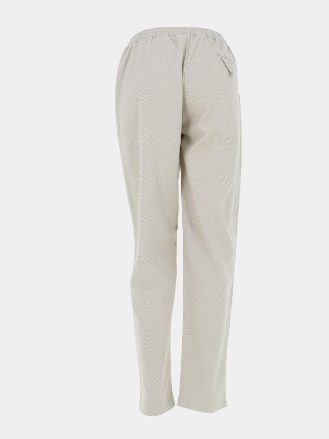 Pantalon droit à chevrons beige femme - Molly Bracken