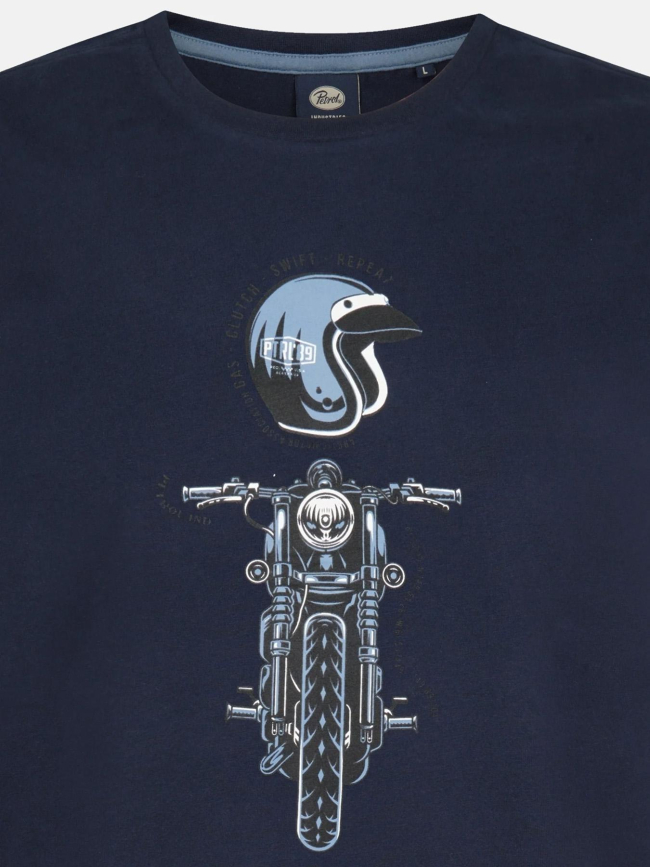 T-shirt à manches courtes riders bleu homme - Petrol Industries