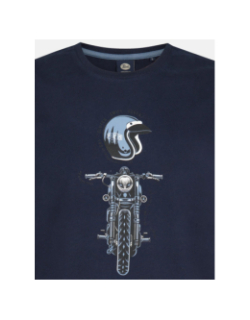 T-shirt à manches courtes riders bleu homme - Petrol Industries