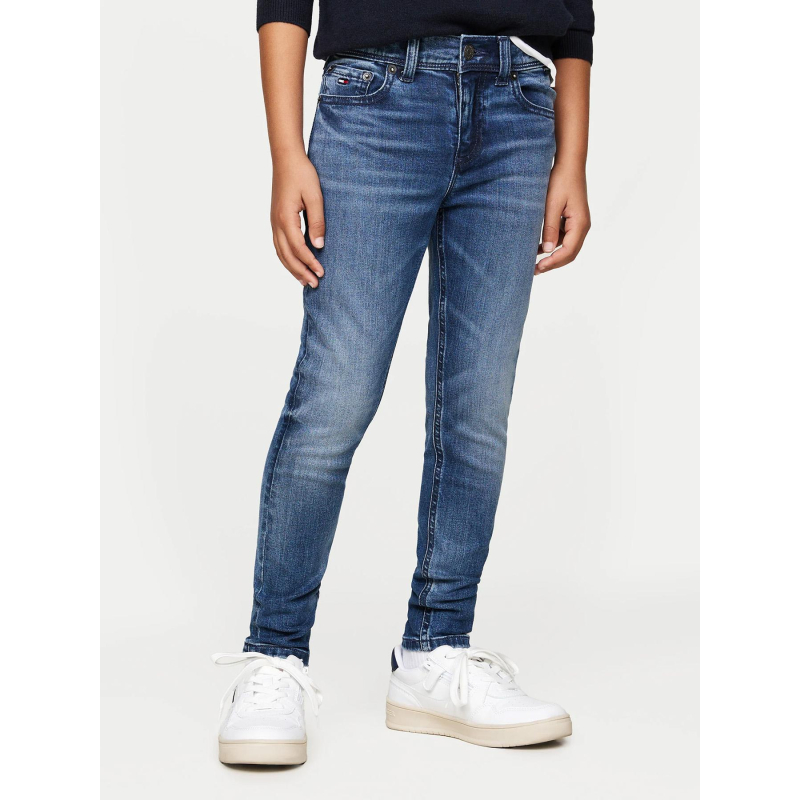 Jean scanton slim fit bleu marine garçon - Tommy Hilfiger