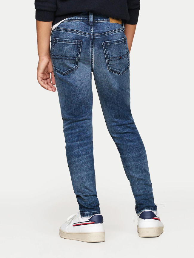 Jean scanton slim fit bleu marine garçon - Tommy Hilfiger