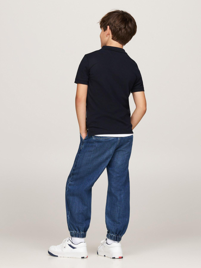 Polo coupe standard à logo bleu marine garçon - Tommy Hilfiger